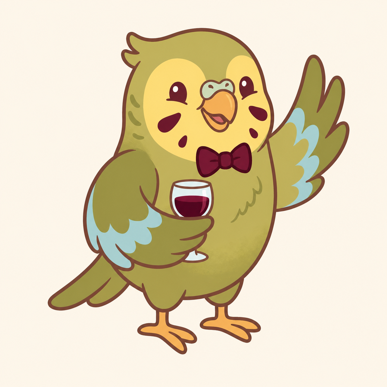 Migo the charismatic parrot